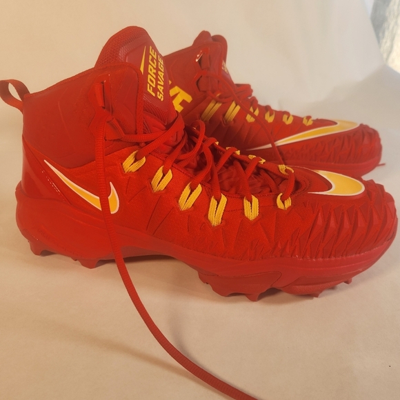 Nike Force Savage Pro Elite TD Cleat Size 15 Uni Red Yellow White main image 13